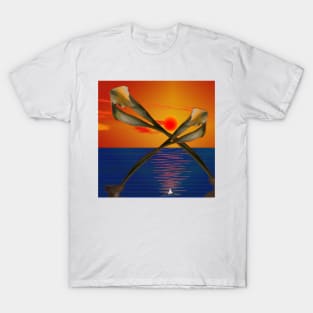 Sunset flowers T-Shirt